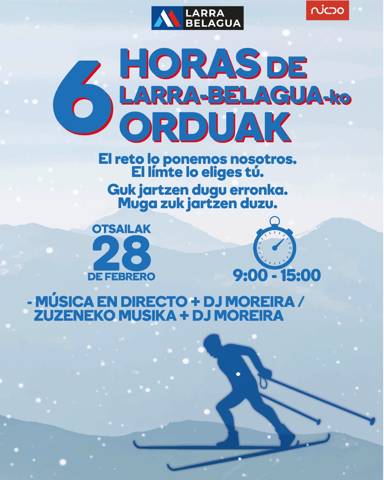 Seis horas seguidas de esquí en Larra-Belagua ¡Atrevete con el reto!